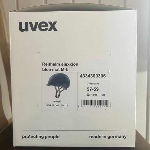 Uvex elexxion blue mat ridehjelm