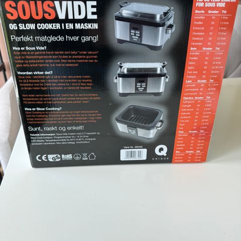 Sous Vide -ubrukt