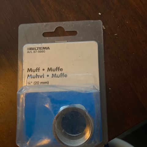 Muffe 20 mm 3/4”