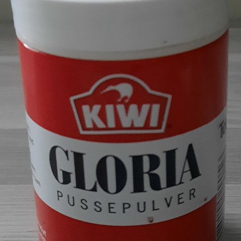 Vintage Gloria  Kiwi  pusse pulver kobber messing  stål ca H 9 D 5,5 cm