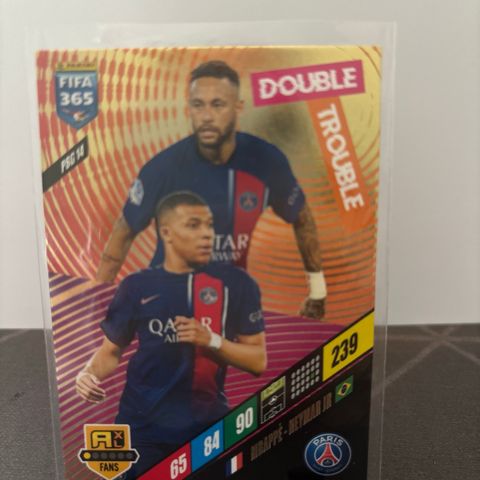 Neymar & Mbappe Double Trouble Fotballkort