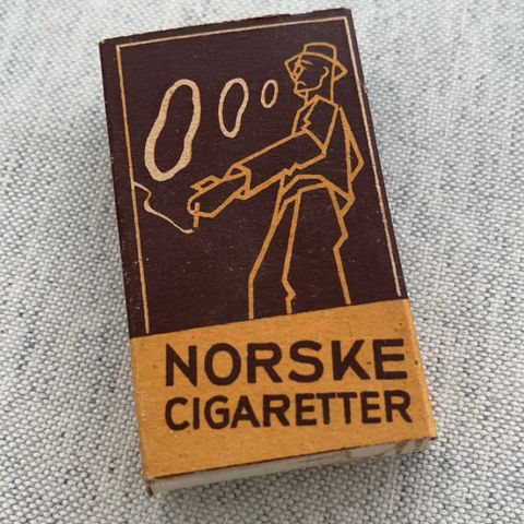 Norske cigaretter - pappeske