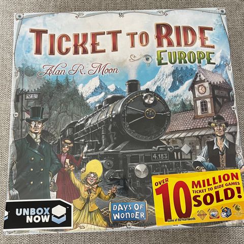 Ticket To Ride - Europe *NY/UÅPENT*