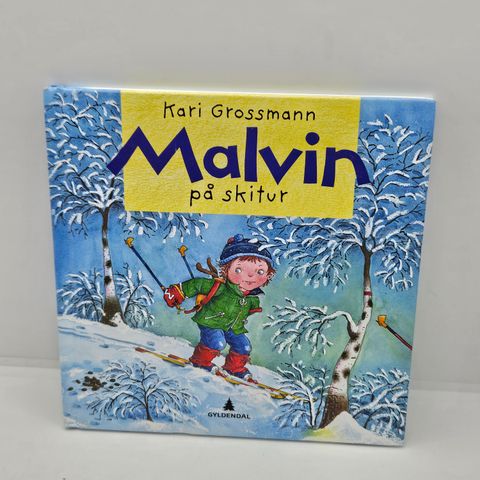 Malvin på skitur - Kari Grossmann