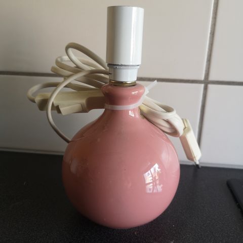 Vintage retro rosa lampe