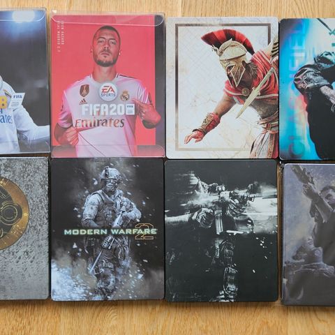 PS4 og PS3 Spill Steelbooks