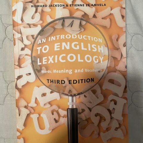 Selger An Introduction to English lexicology- Words, Meaning and Vocabulary