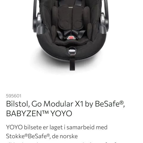 BeSafe iZi Go modular i-size Stokke med isofix base