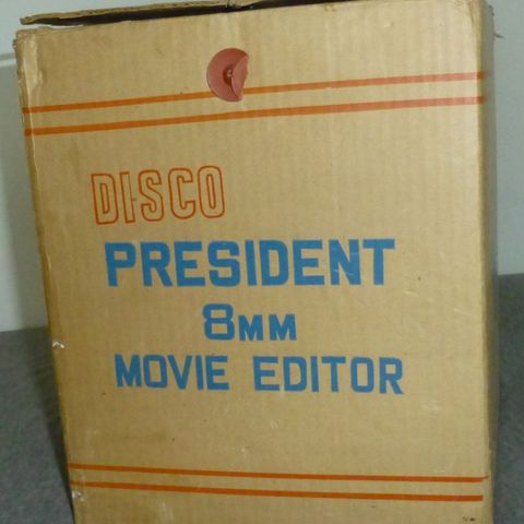 Disco president 8mm movie editor.