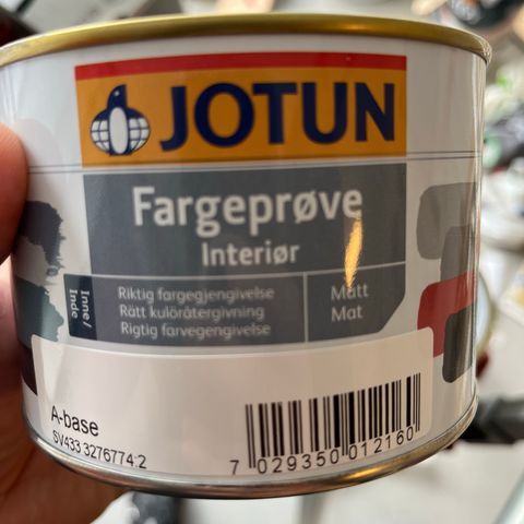 Fargeprøver