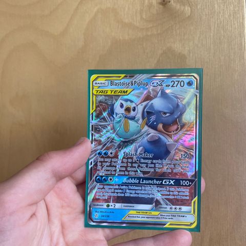 Blastoise&piplup GX 38/236