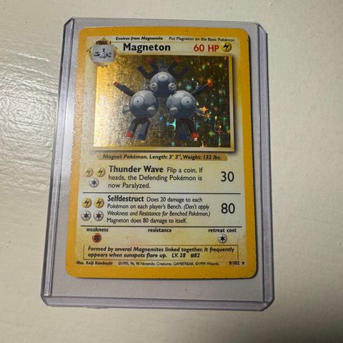 Magneton #9 Pokemon Base Set