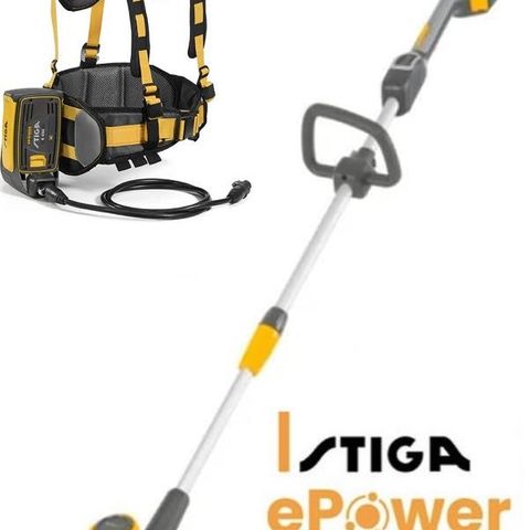 STIGA ePower 48V elektrisk (batteridrevet) gresstrimmer|5ÅR GARANTI