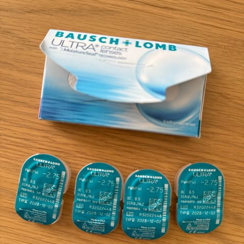 Bausch Lomb ultra kontaktlinser -2.75