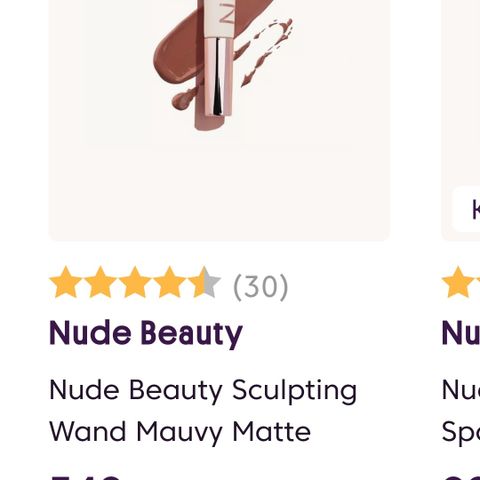 Nude beauty sculpting wand