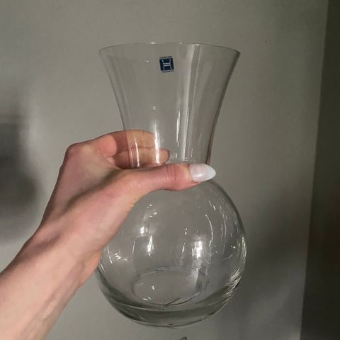 Vase fra Hadeland Glassverk