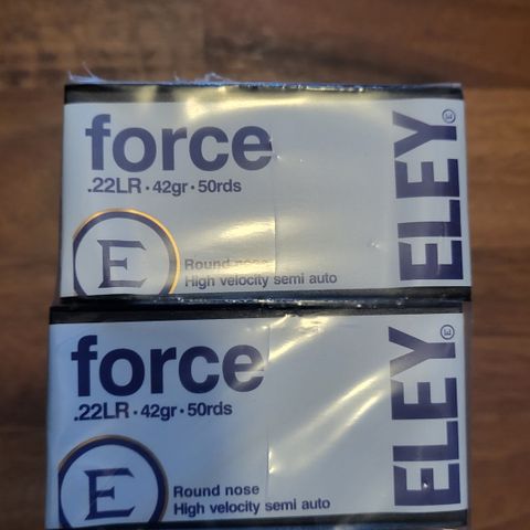 500 Eley force .22 Lr 42gr