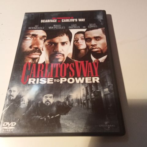 Carlitos Way rise to power.       Norsk tekst