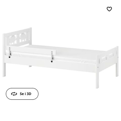 Salg av barneseng fra IKEA.