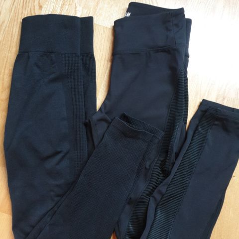 H&M sport tights 2 stk