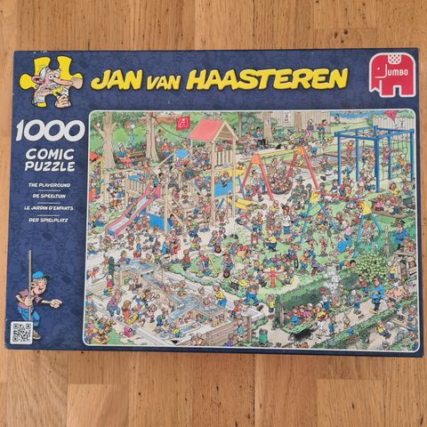 Puslespill 1000 brikker fra Jan Van Haasteren The playground