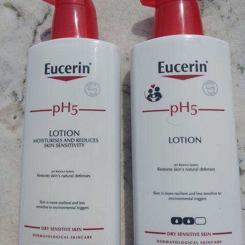 Eucerin pH5 lotion, sensitiv, 400ml, parfymert