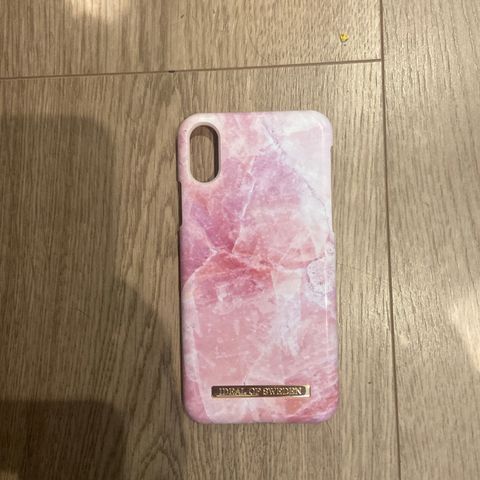 «pink marble» ideal of sweden deksel til Iphone xs