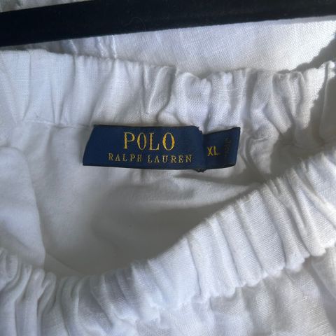Polo Ralph Lauren kjole i hvit lin.