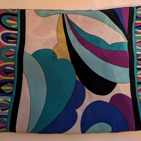 Emilio Pucci silkeskjerf, silkscarf