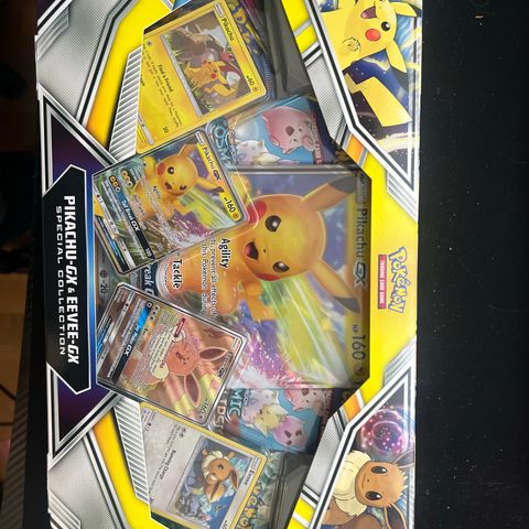 Pokemon pikachu-GX & Eevee-GX special collection