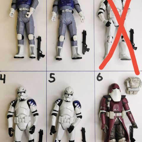 Star Wars clone troopers