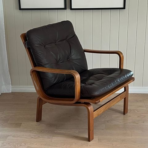 Flott retro design stol av Karl-Erik Ekselius