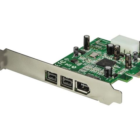 StarTech.com 3 Port 2b 1a 1394 PCI Express FireWire Card Adapter - PEX1394B3