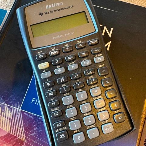 Texas Instruments BAII Plus finanskalkulator