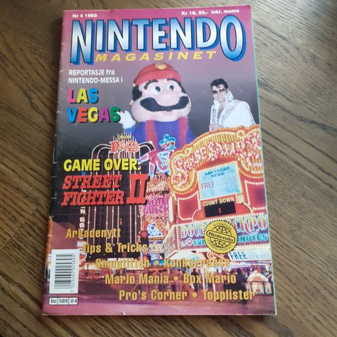 NINTENDO MAGASINET. NR 4. 1993.