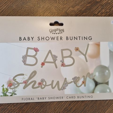 Baby shower girlander
