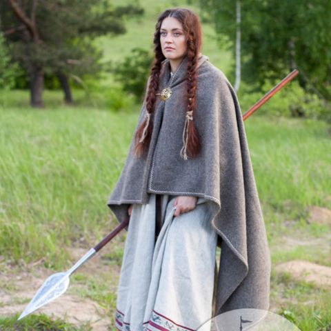 Viking Pledd Cloak fra Amrstreet Kostyme