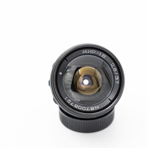 ! Rusisk Objektiv MIR 1B 37mm f2.8 M42 meget pent !