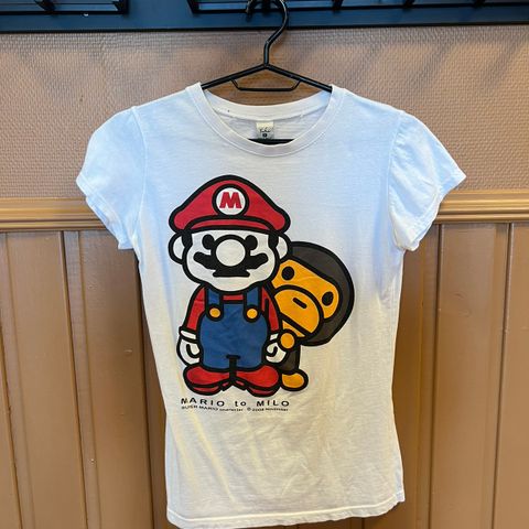 Mario og Bape t-skjorte