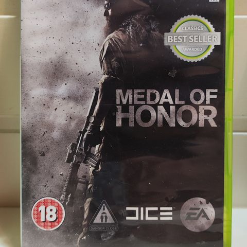 •Xbox360-Medal Of Honor•Kan Ink Gratis Ved Kjøp Av Spill Til 200,-