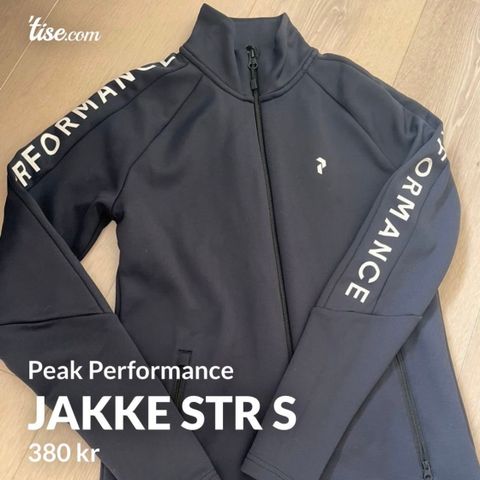 Peak Performance jakke str S