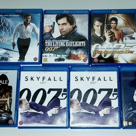 7 BLU RAY.007.JAMES BOND MOVIES.