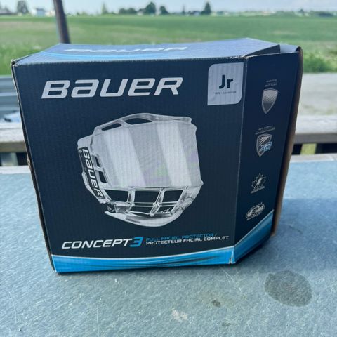 Bauer Concept 3 Junior Full Hockeyvisir (ny)