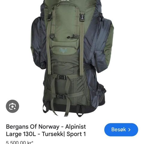 Bergans of Norway - alpinist 130L