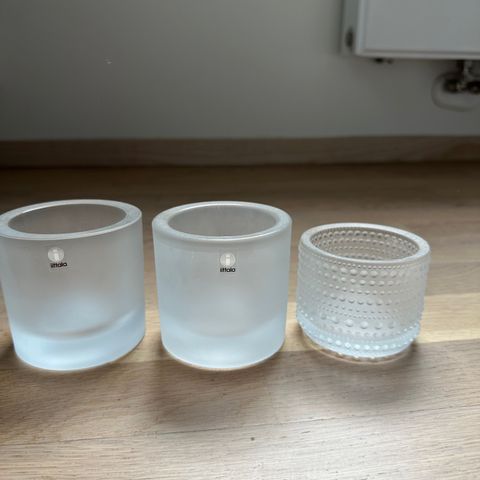 3 nye Iittala telysholder / lyslykter