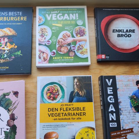 Kokebøker- veggo, vegansk