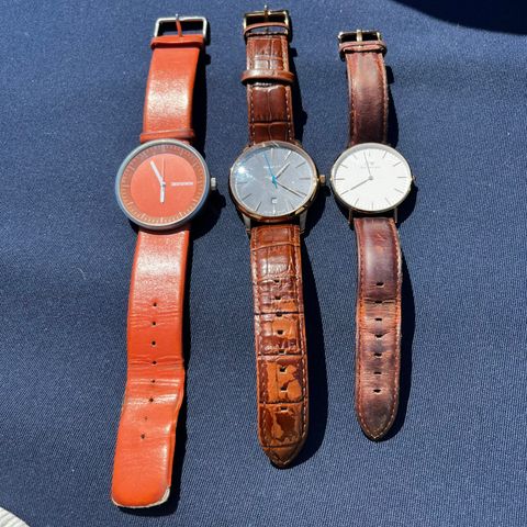 3 stk klokker - gant/Daniel wellington/ lambretta