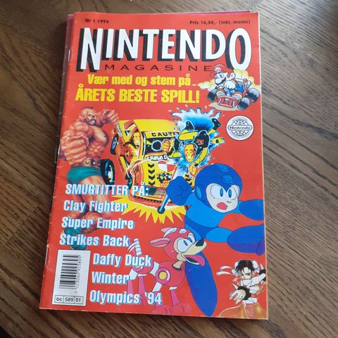 NINTENDO MAGASINET NR. 1. 1994.