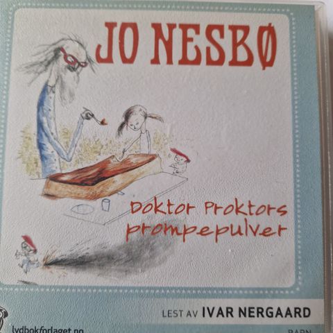 Kr 40 LYDBOK JO NESBØ DOKTOR PROKTORS PROMPEPULVER 2007