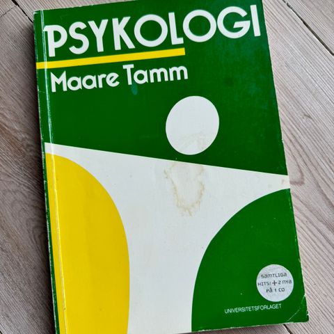 Psykologi, Maare Tamm, 1990